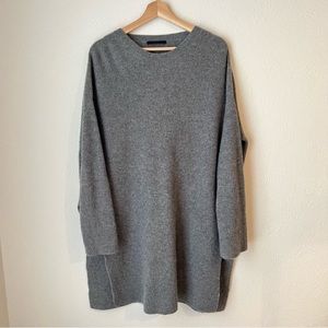 The Row 100% Cashmere Grey Long Sweater M